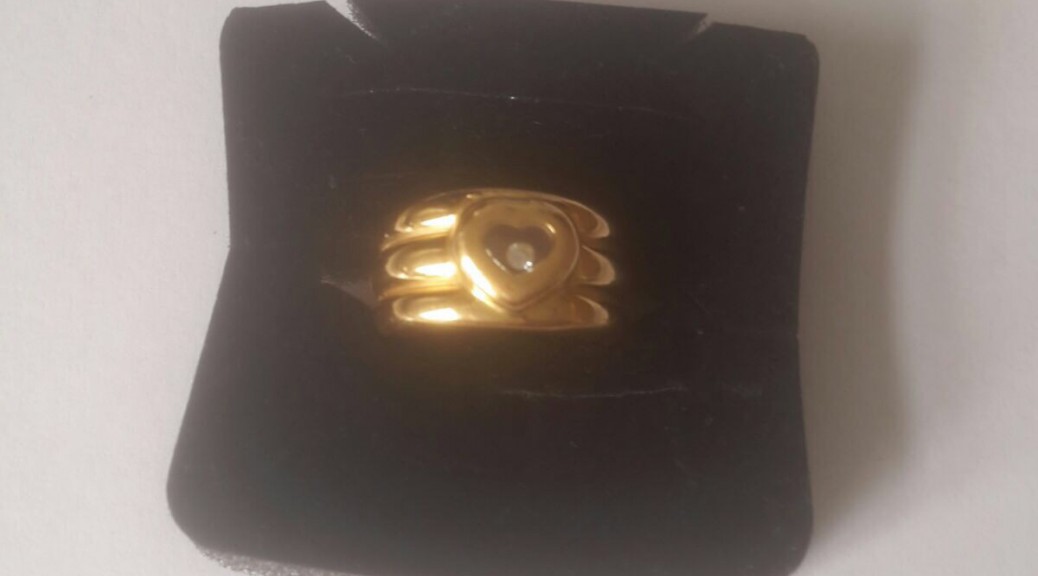 Goldener Ring Chopard