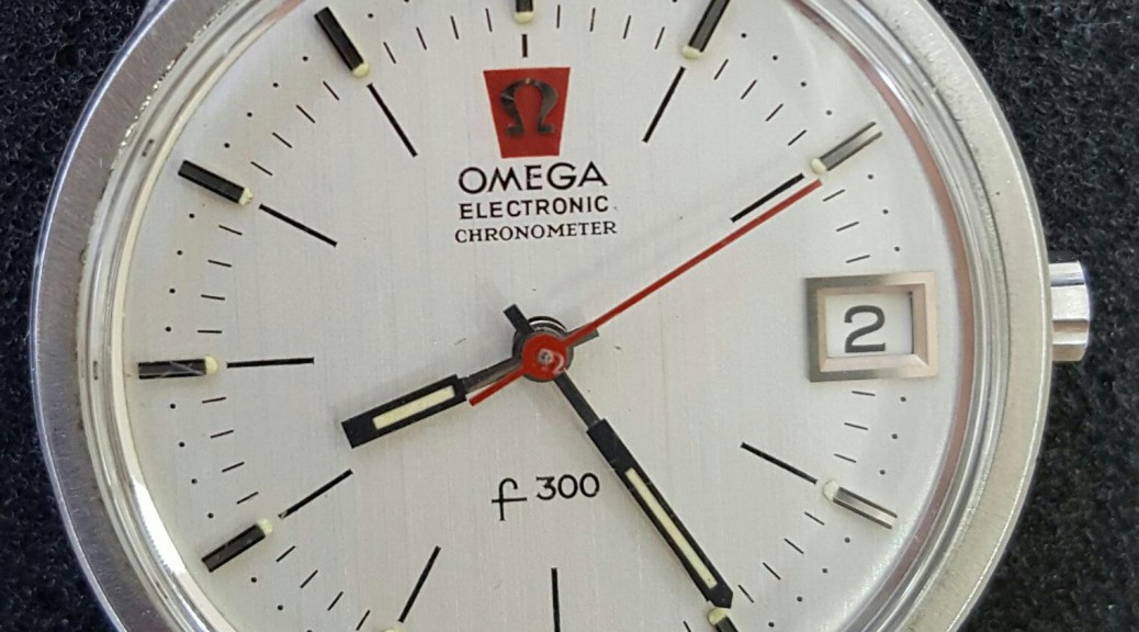 Stahl Uhr Omega f300