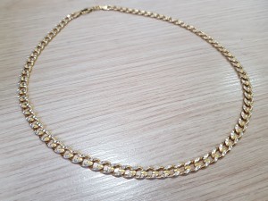 Gold/Weißgoldene Halskette