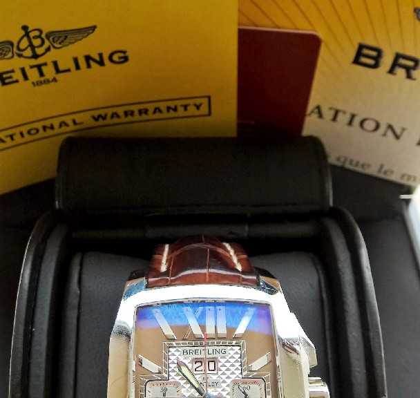 Breitling Stahl Herren Armbanduhr Bentley